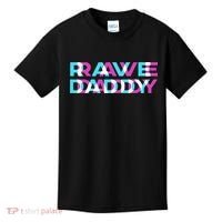 Rave Edm Daddy Music Festival Father Optical Trippy Illusion Kids T-Shirt thumb 0