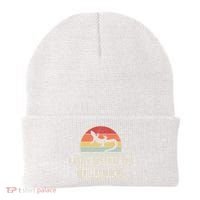 Retro Easily Distracted By Lizards Funny Lizard Lover Great Gift Beanie thumb 0