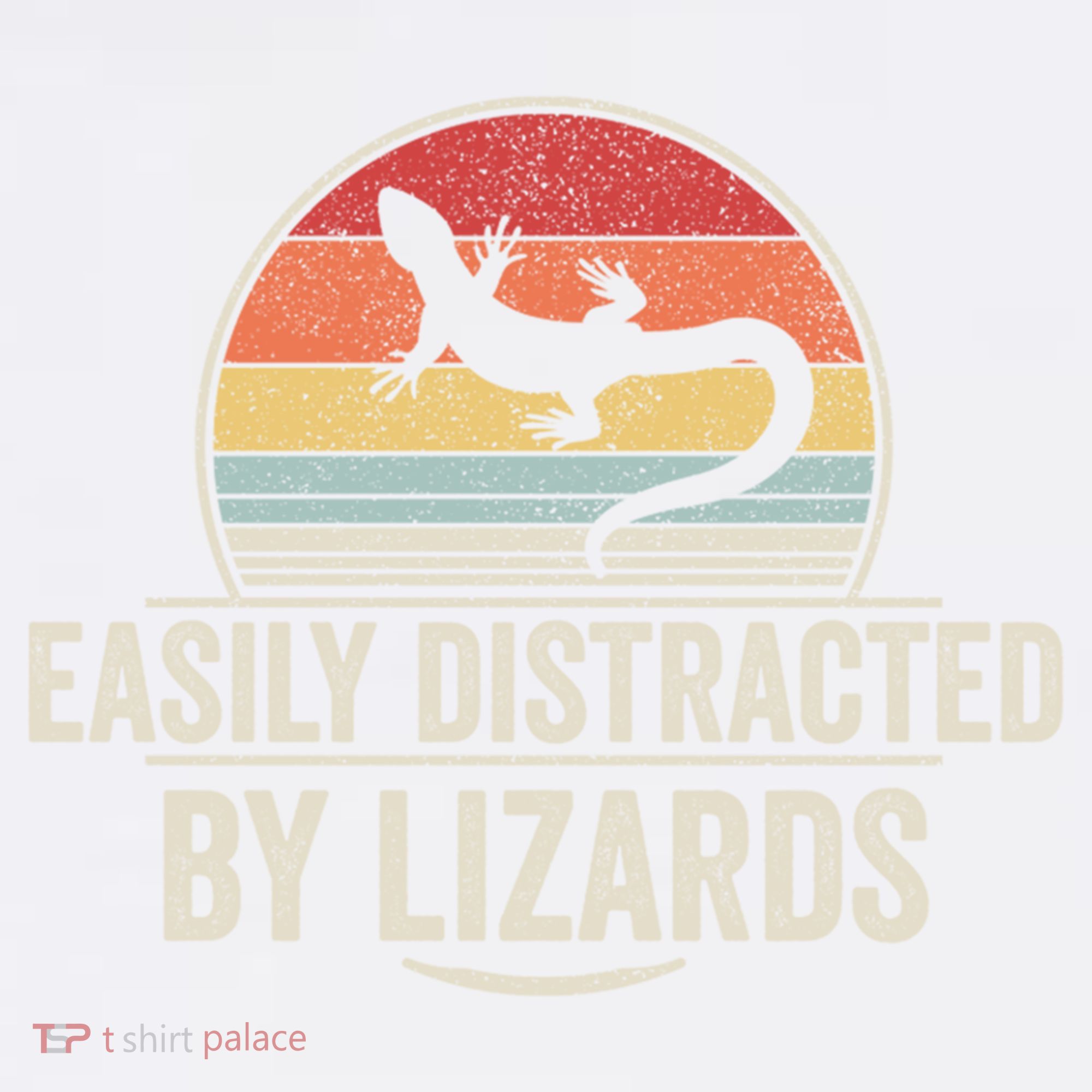 Retro Easily Distracted By Lizards Funny Lizard Lover Great Gift Kids Hoodie