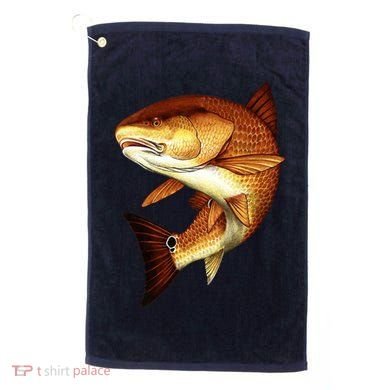 Redfish Swim Golf Towel