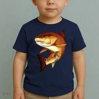 Redfish Swim Toddler T-Shirt thumb 2