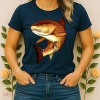 Redfish Swim Women's T-Shirt thumb 2