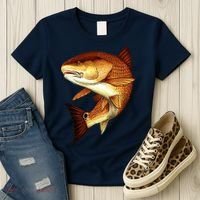 Redfish Swim Women's T-Shirt thumb 3