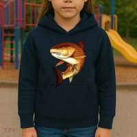 Redfish Swim Kids Hoodie thumb 3