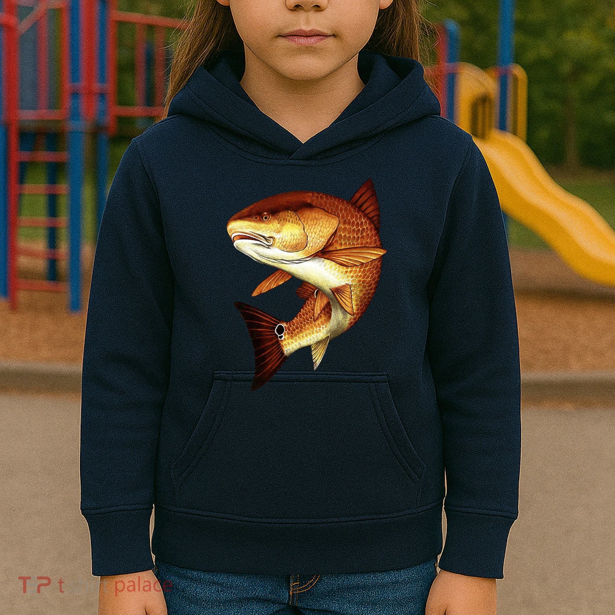 Redfish Swim Kids Hoodie