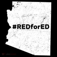 #RedForEd Distressed Red For Ed  Backpack thumb 2