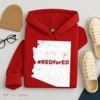 #RedForEd Distressed Red For Ed  Hoodie thumb 4