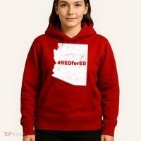 #RedForEd Distressed Red For Ed  Hoodie thumb 5