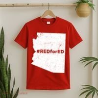 #RedForEd Distressed Red For Ed  T-Shirt thumb 2