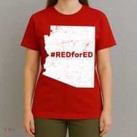 #RedForEd Distressed Red For Ed  T-Shirt thumb 4