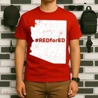 #RedForEd Distressed Red For Ed  T-Shirt thumb 6