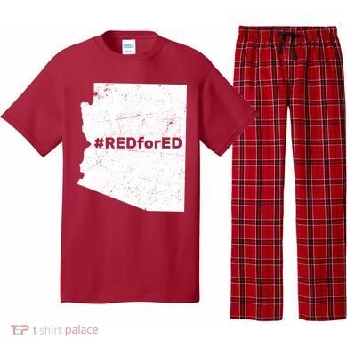 #RedForEd Distressed Red For Ed  Pajama Set