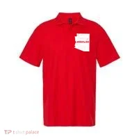 #RedForEd Distressed Red For Ed  Polo thumb 0