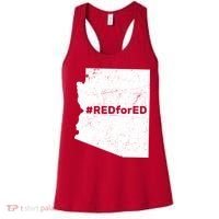 #RedForEd Distressed Red For Ed  Women's Tank Top thumb 0