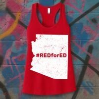 #RedForEd Distressed Red For Ed  Women's Tank Top thumb 3