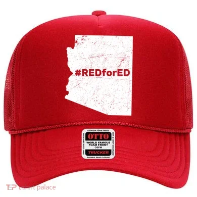 #RedForEd Distressed Red For Ed  Hat
