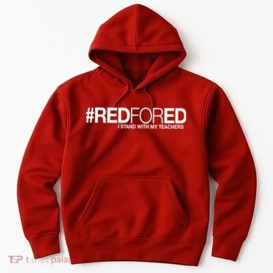 #RedForEd I Stand With My Teachers Red For Ed Hoodie