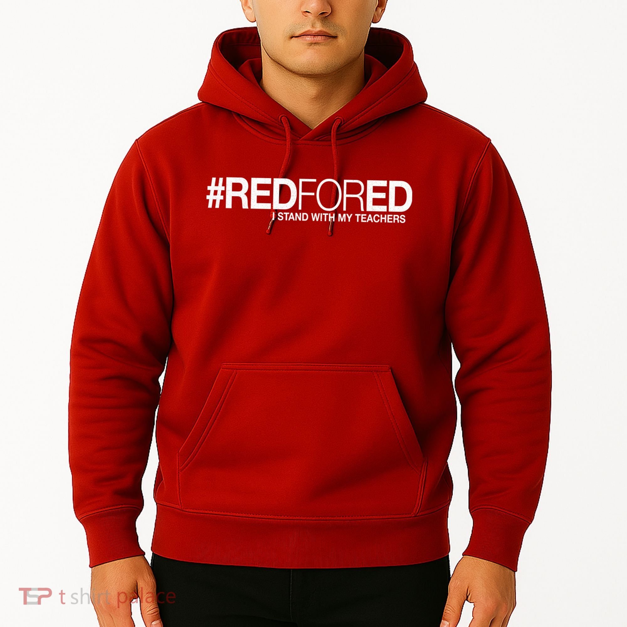 #RedForEd I Stand With My Teachers Red For Ed Hoodie