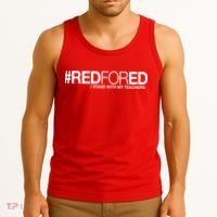 #RedForEd I Stand With My Teachers Red For Ed Tank Top thumb 3