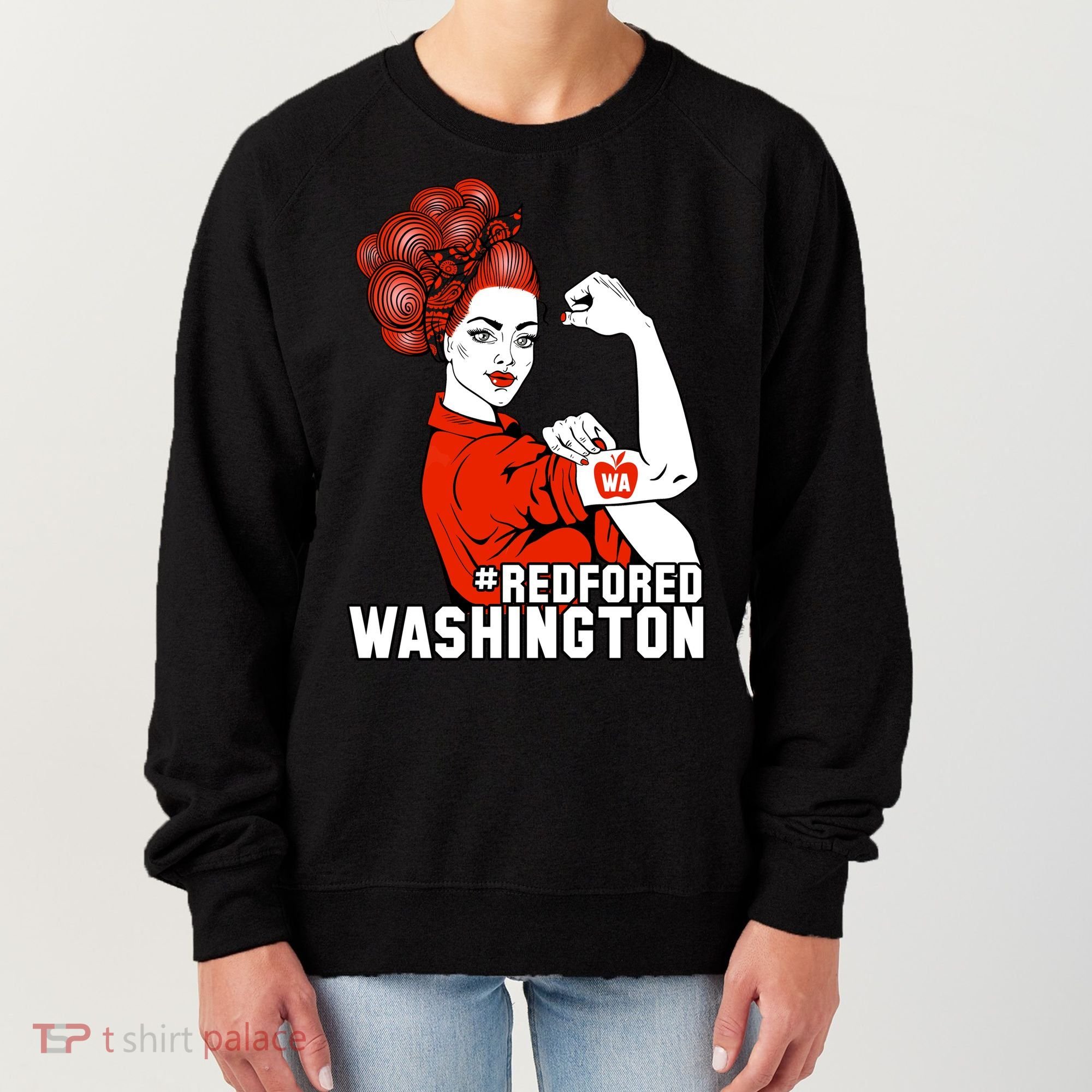 Redfored Red For Ed Washington Teachers Women's Sweatshirt