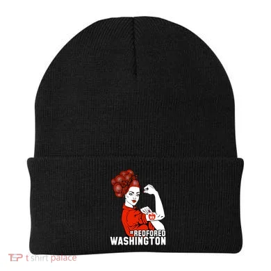 Redfored Red For Ed Washington Teachers Beanie