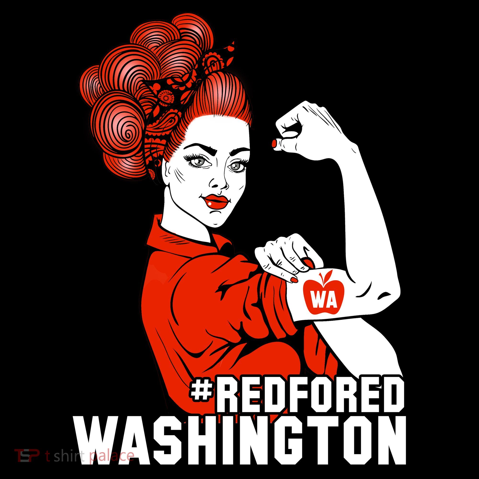 Redfored Red For Ed Washington Teachers Women's Hoodie