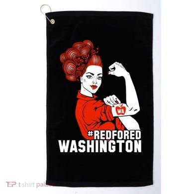 Redfored Red For Ed Washington Teachers Golf Towel