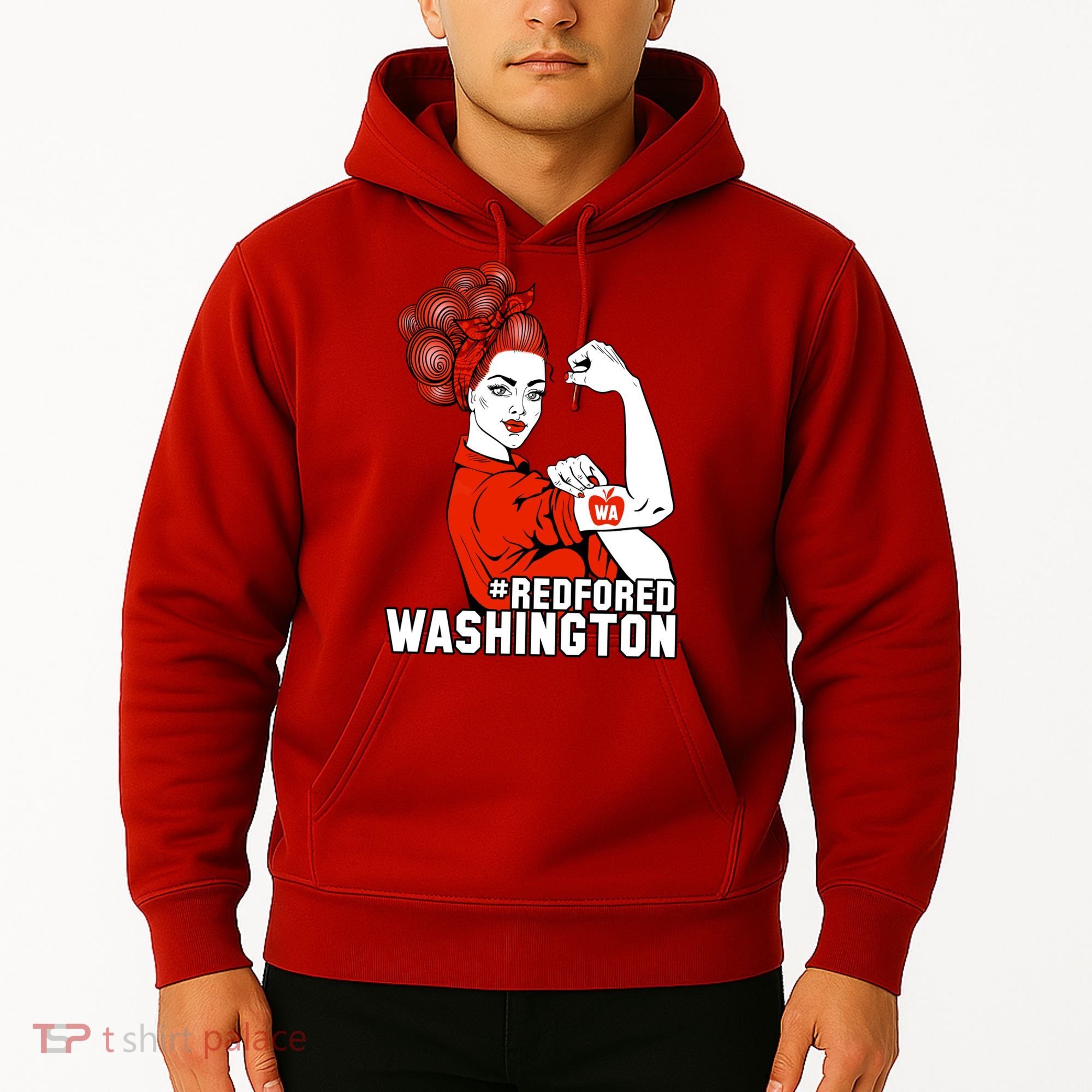 Redfored Red For Ed Washington Teachers Hoodie