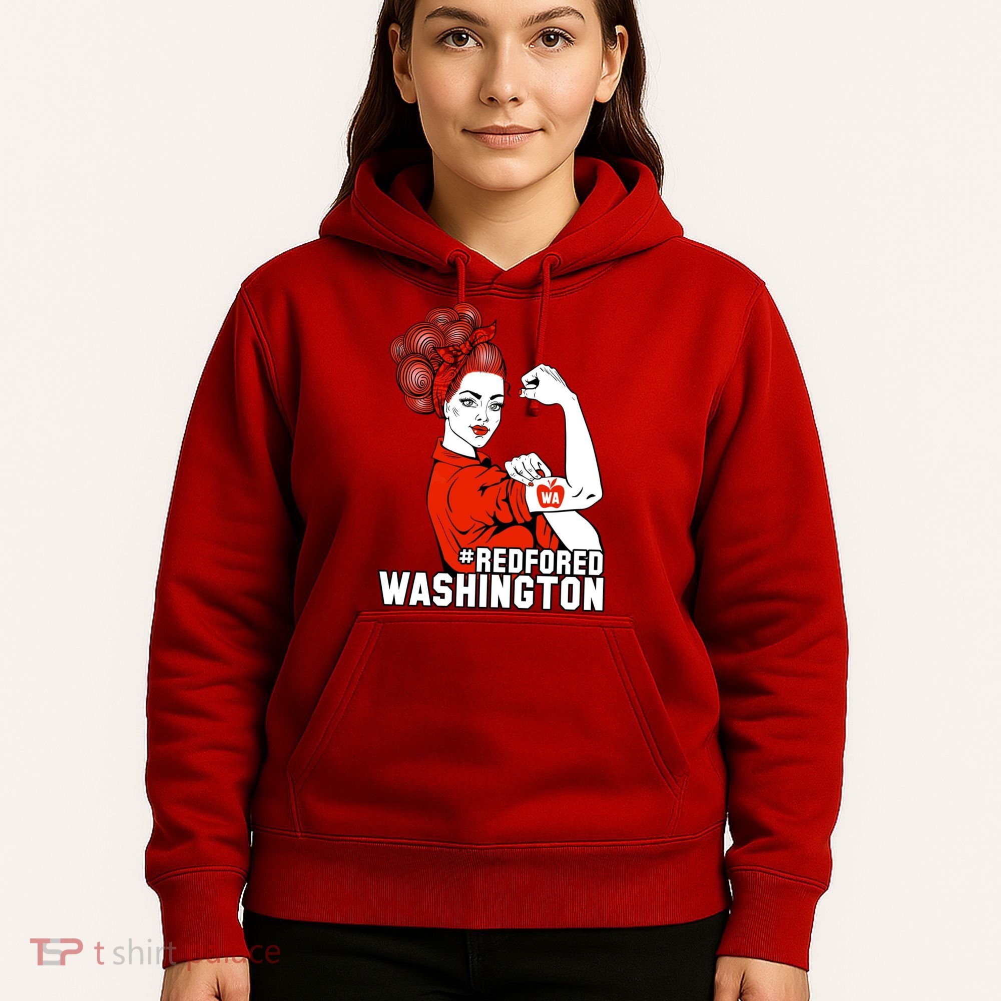 Redfored Red For Ed Washington Teachers Hoodie