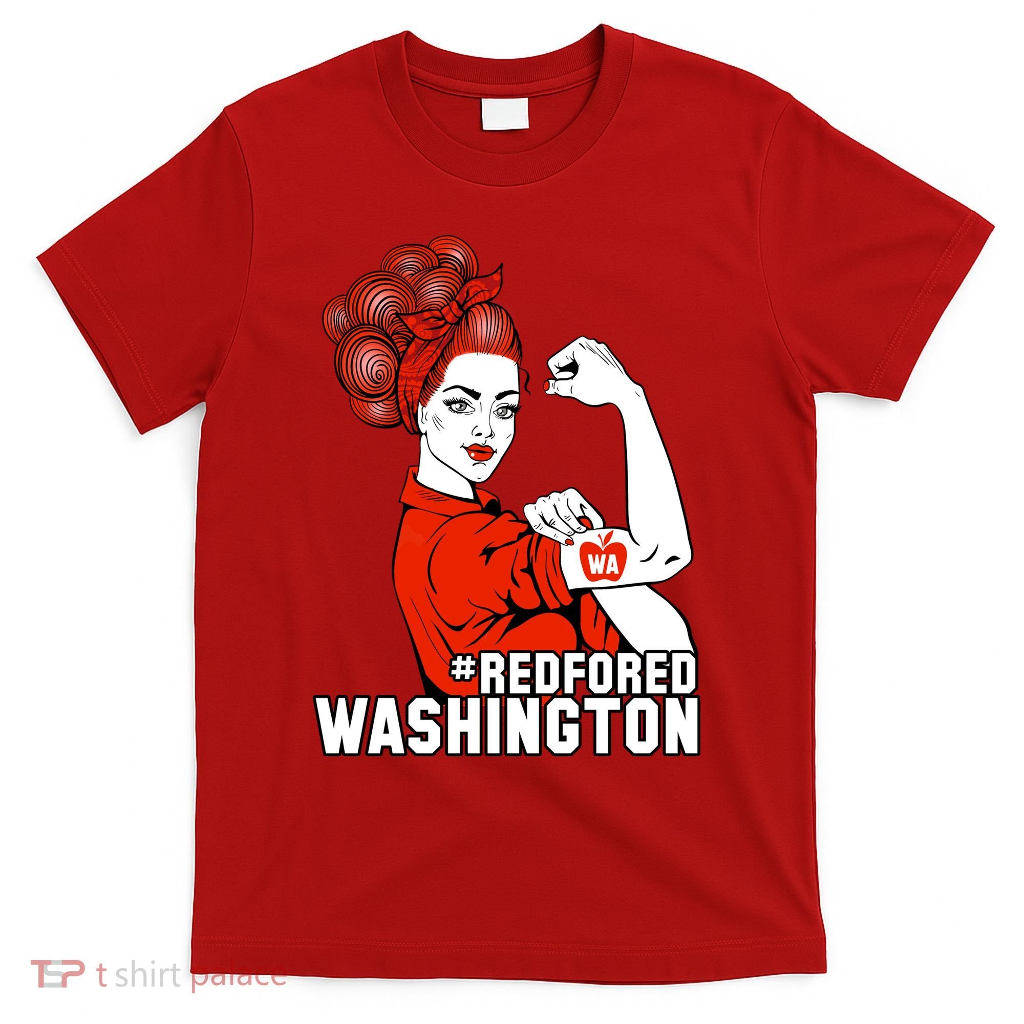 Redfored Red For Ed Washington Teachers T-Shirt