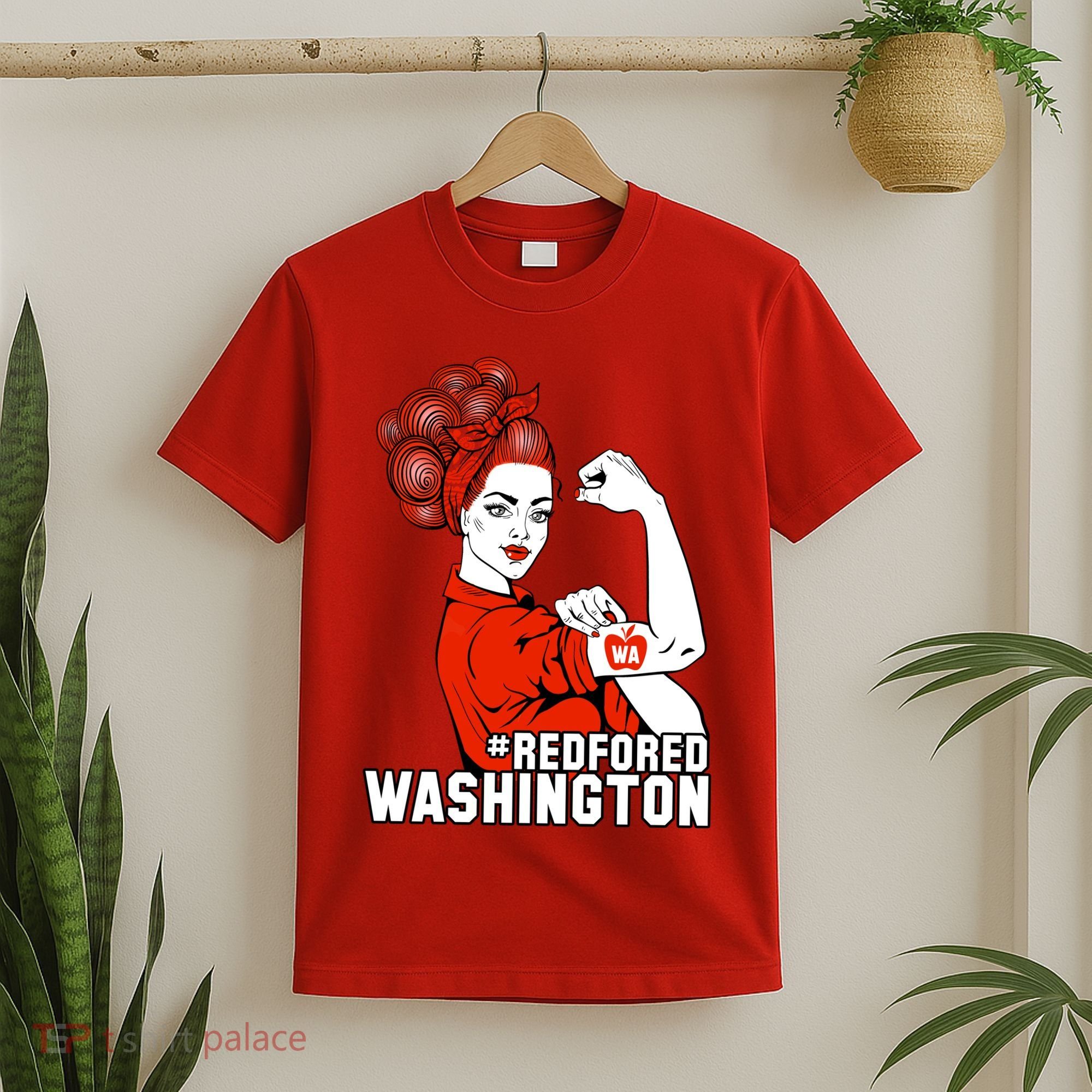 Redfored Red For Ed Washington Teachers T-Shirt