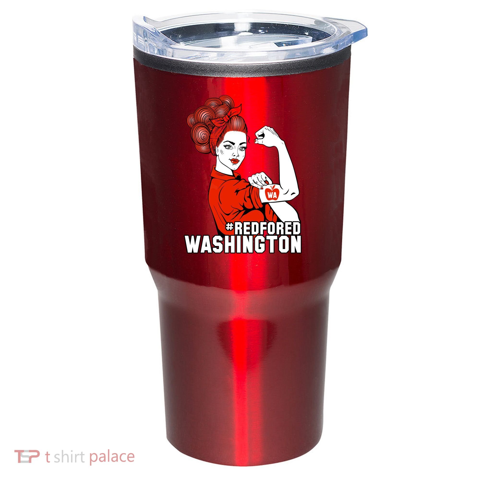 Redfored Red For Ed Washington Teachers Tumbler