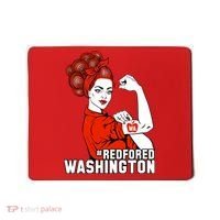 Redfored Red For Ed Washington Teachers Mousepad thumb 0
