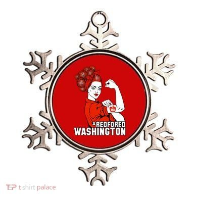 Redfored Red For Ed Washington Teachers Ornament