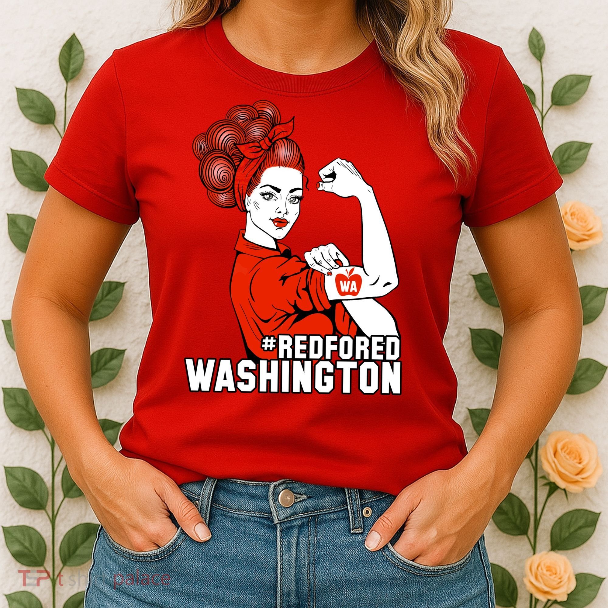 Redfored Red For Ed Washington Teachers Women's T-Shirt