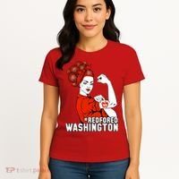 Redfored Red For Ed Washington Teachers Women's T-Shirt thumb 4