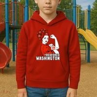 Redfored Red For Ed Washington Teachers Kids Hoodie thumb 2