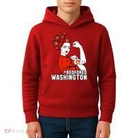 Redfored Red For Ed Washington Teachers Kids Hoodie thumb 4