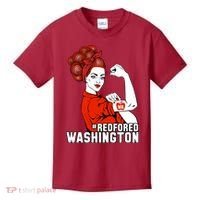 Redfored Red For Ed Washington Teachers Kids T-Shirt thumb 0