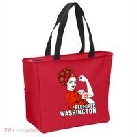 Redfored Red For Ed Washington Teachers Tote Bag thumb 2