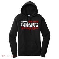  Redhead God Gave Me A Warning Label Women's Hoodie thumb 0