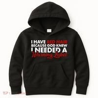  Redhead God Gave Me A Warning Label Kids Hoodie thumb 0