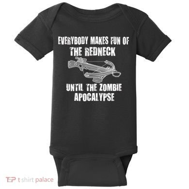 Redneck Zombie Killer Baby Bodysuit