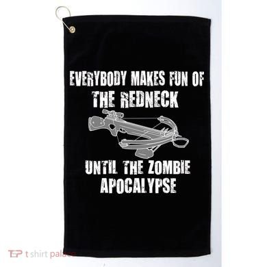 Redneck Zombie Killer Golf Towel