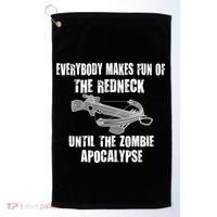 Redneck Zombie Killer Golf Towel thumb 0