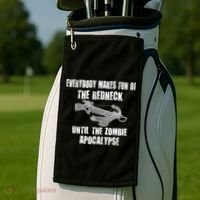 Redneck Zombie Killer Golf Towel thumb 2
