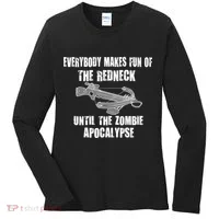 Redneck Zombie Killer Women's Long Sleeve Shirt thumb 0