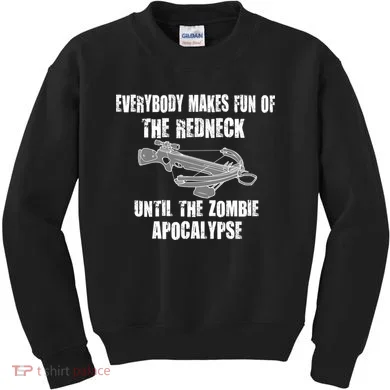 Redneck Zombie Killer Kids Sweatshirt