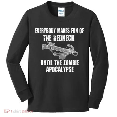 Redneck Zombie Killer Kids Long Sleeve Shirt