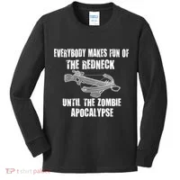 Redneck Zombie Killer Kids Long Sleeve Shirt thumb 0